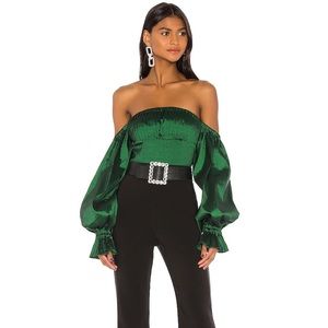 Fraya Top in Emerald